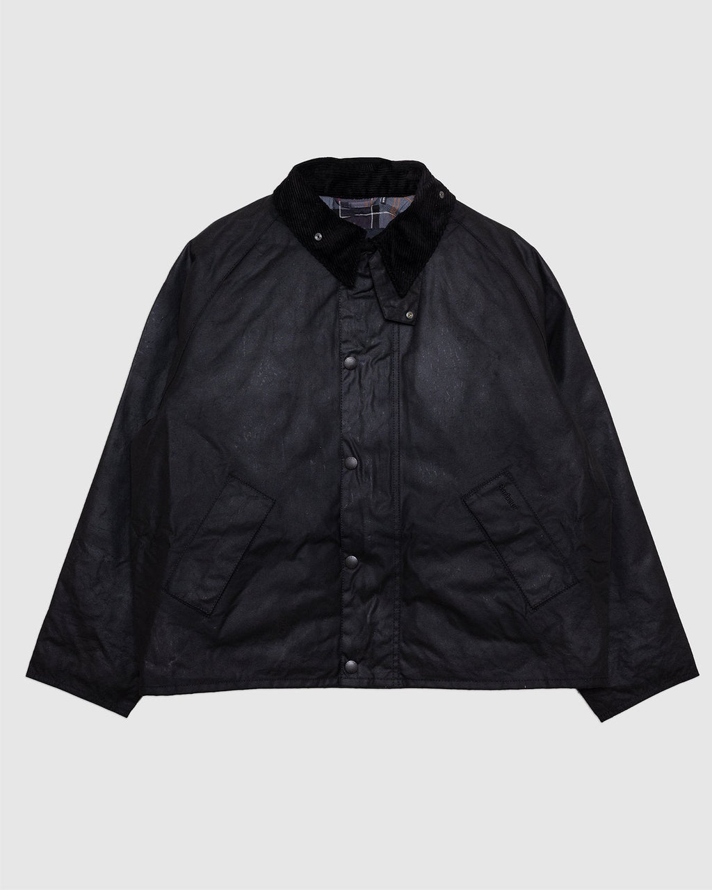 Transport Wax Jacket Black - BARBOUR