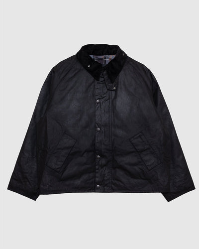 Transport Wax Jacket Black - BARBOUR