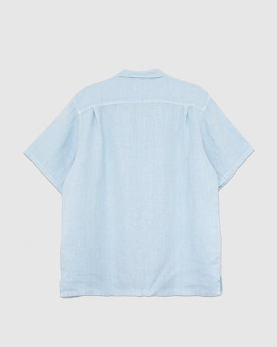 Linen Camp Shirt Sky - BATHER