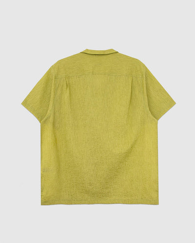 Pear Ripple Camp Shirt Green - BATHER