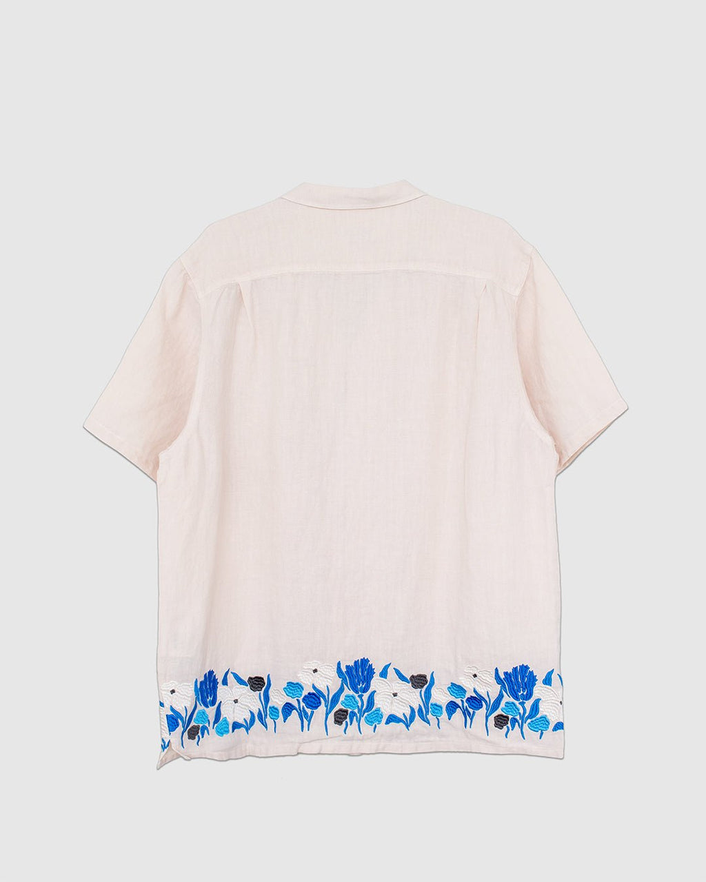 Pearl Lawn Linen Camp Shirt Natural - BATHER