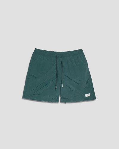 Solid Swim Trunk Pine Green - BATHER