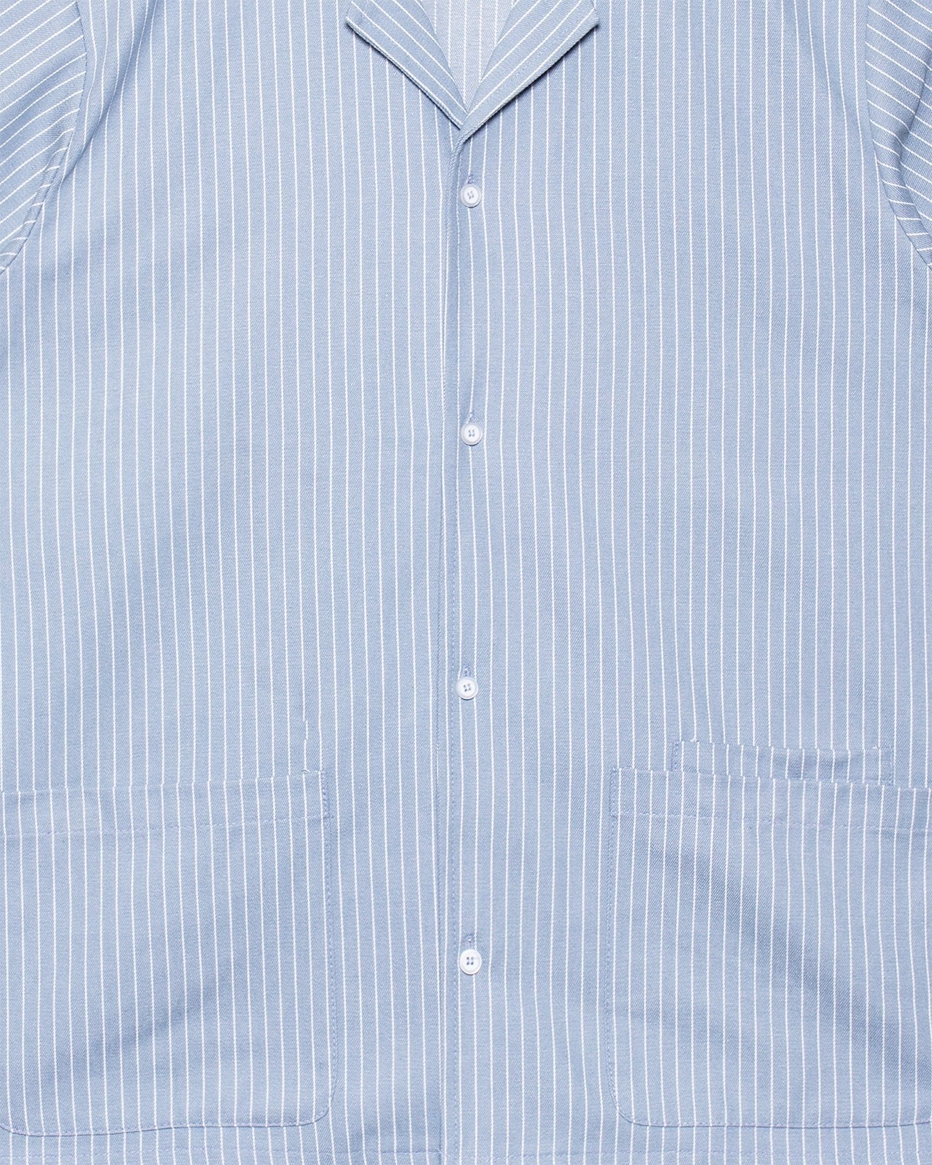 Stripe Denim Travelers Shirt - Mist - BATHER
