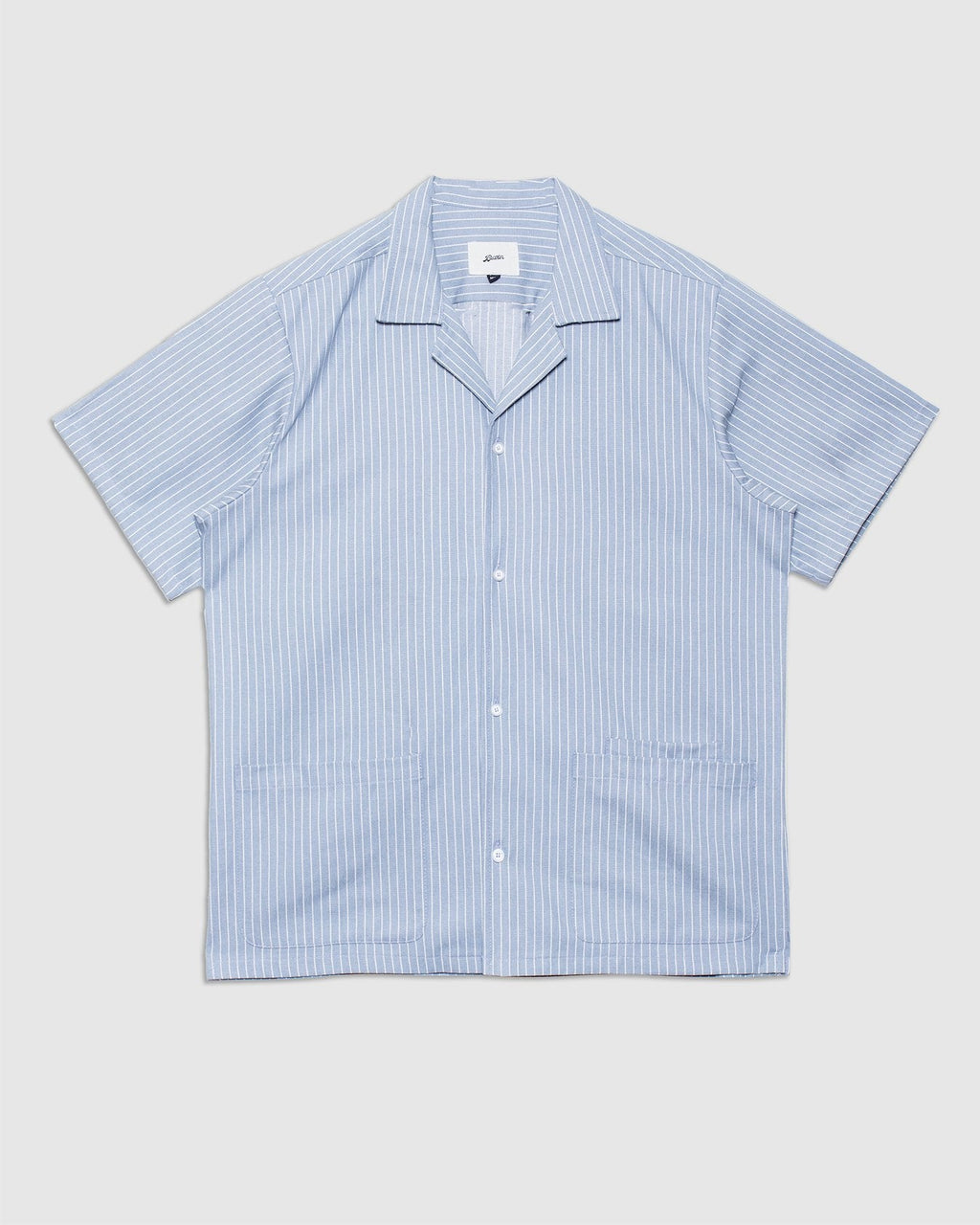Stripe Denim Travelers Shirt - Mist - BATHER