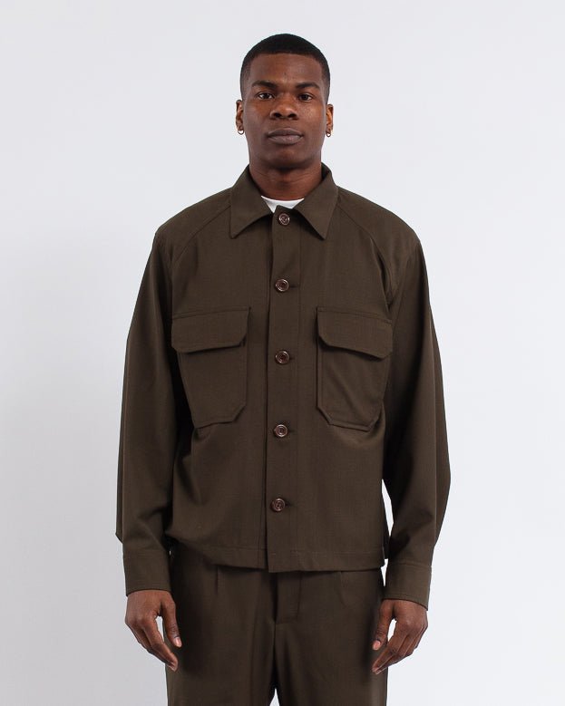 Balio JKT Shirt Wool Brown Zig - CAMO