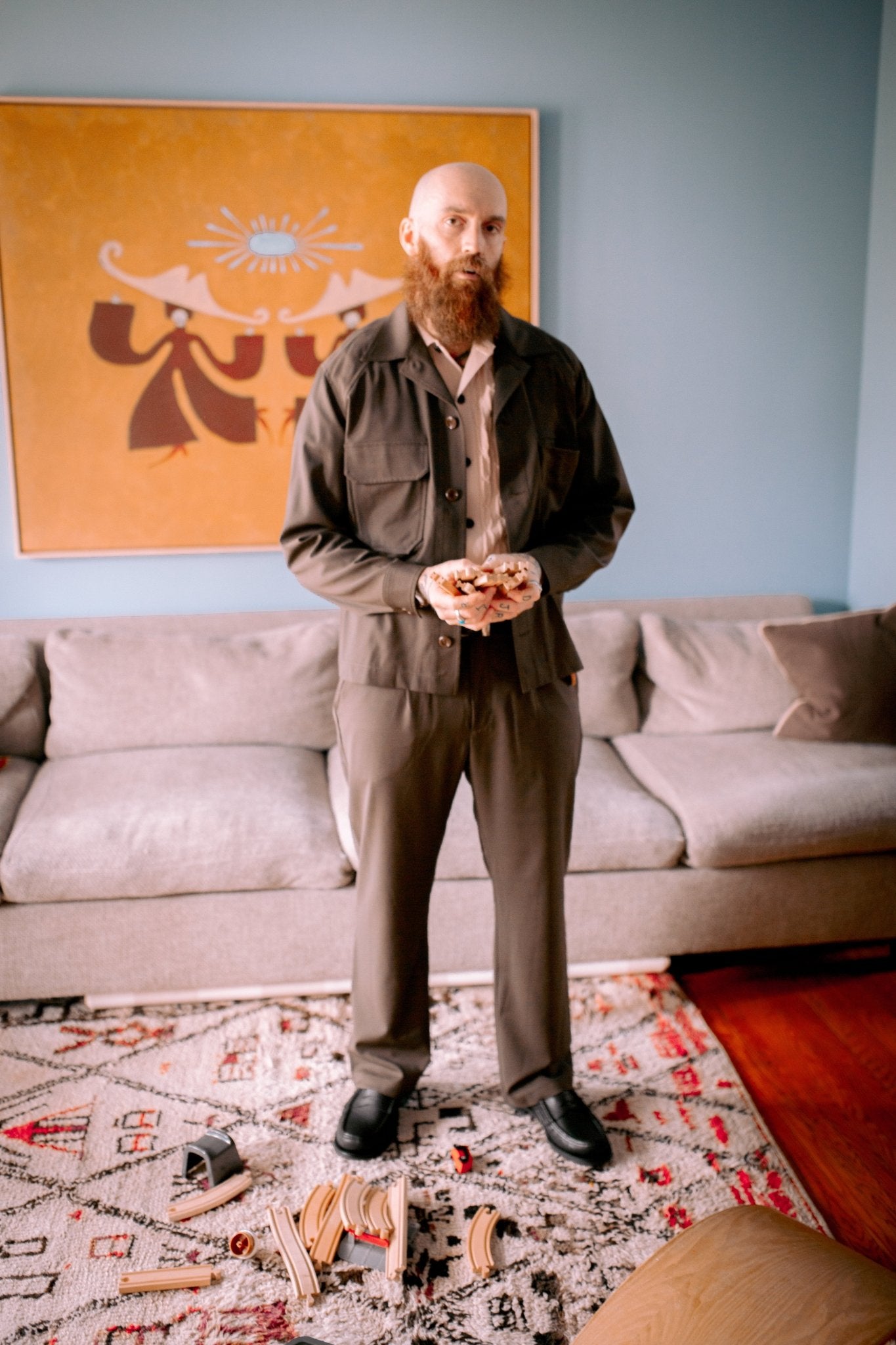 Balio JKT Shirt Wool Brown Zig - CAMO