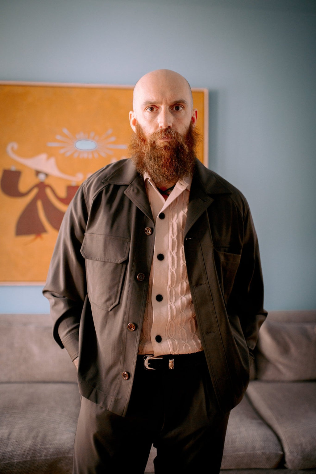 Balio JKT Shirt Wool Brown Zig - CAMO