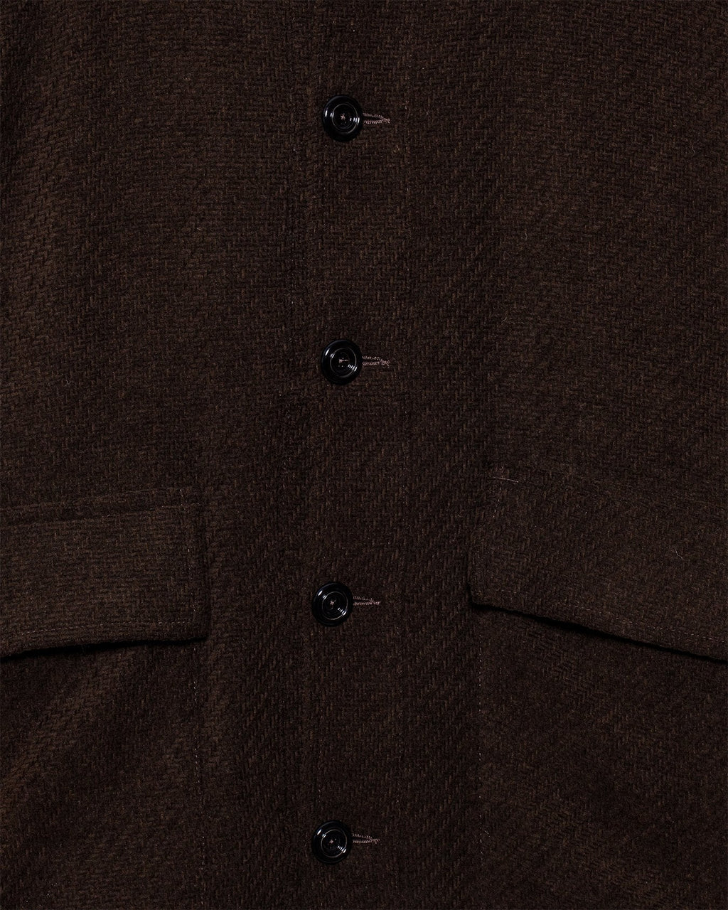 Brother New Jacket Shirt Trama Brown Wool/ Cotton - CAMO