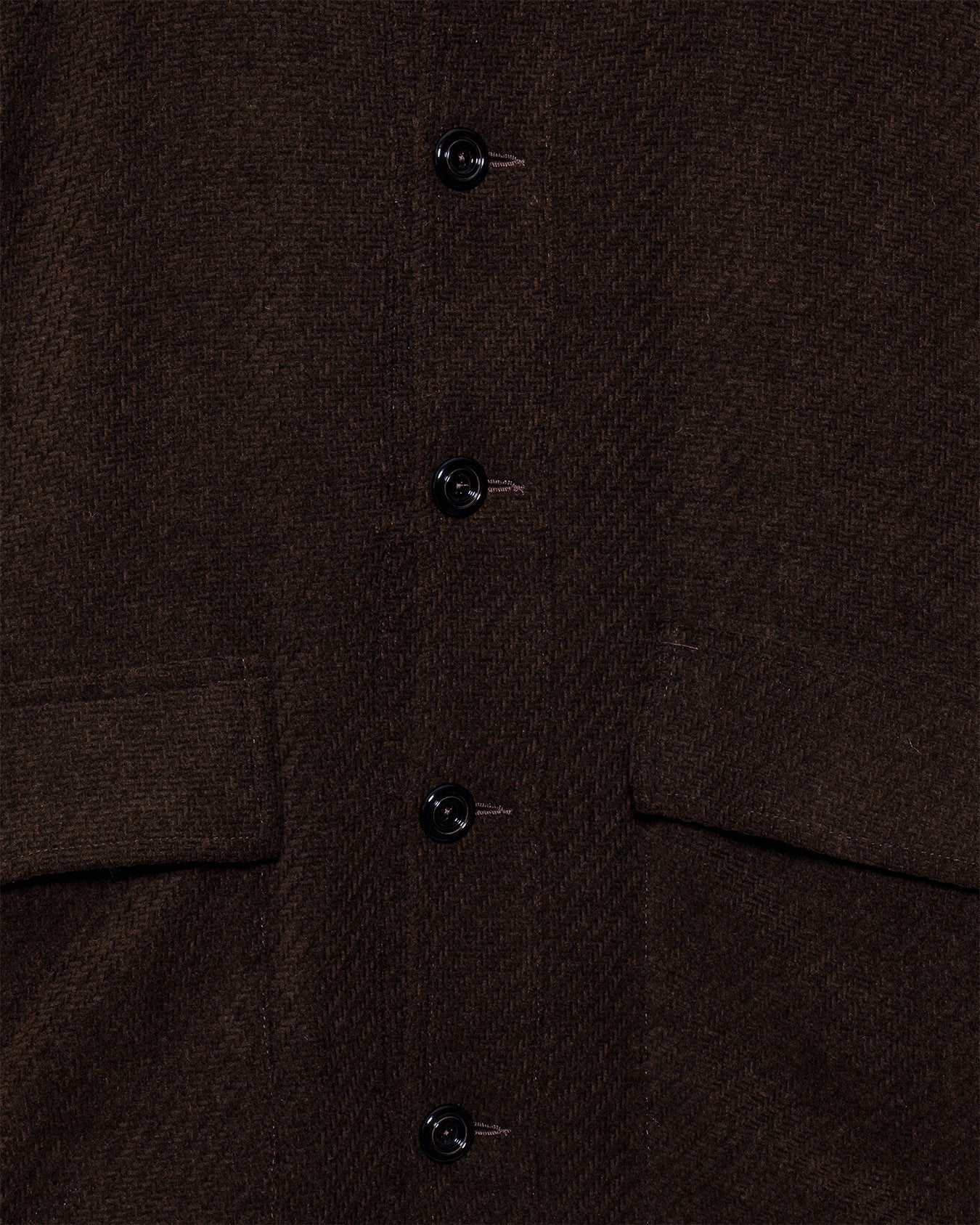 Brother New Jacket Shirt Trama Brown Wool/ Cotton - CAMO