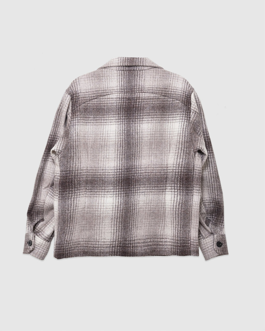 Brother New Shirt Jacket Check Square Beige - CAMO