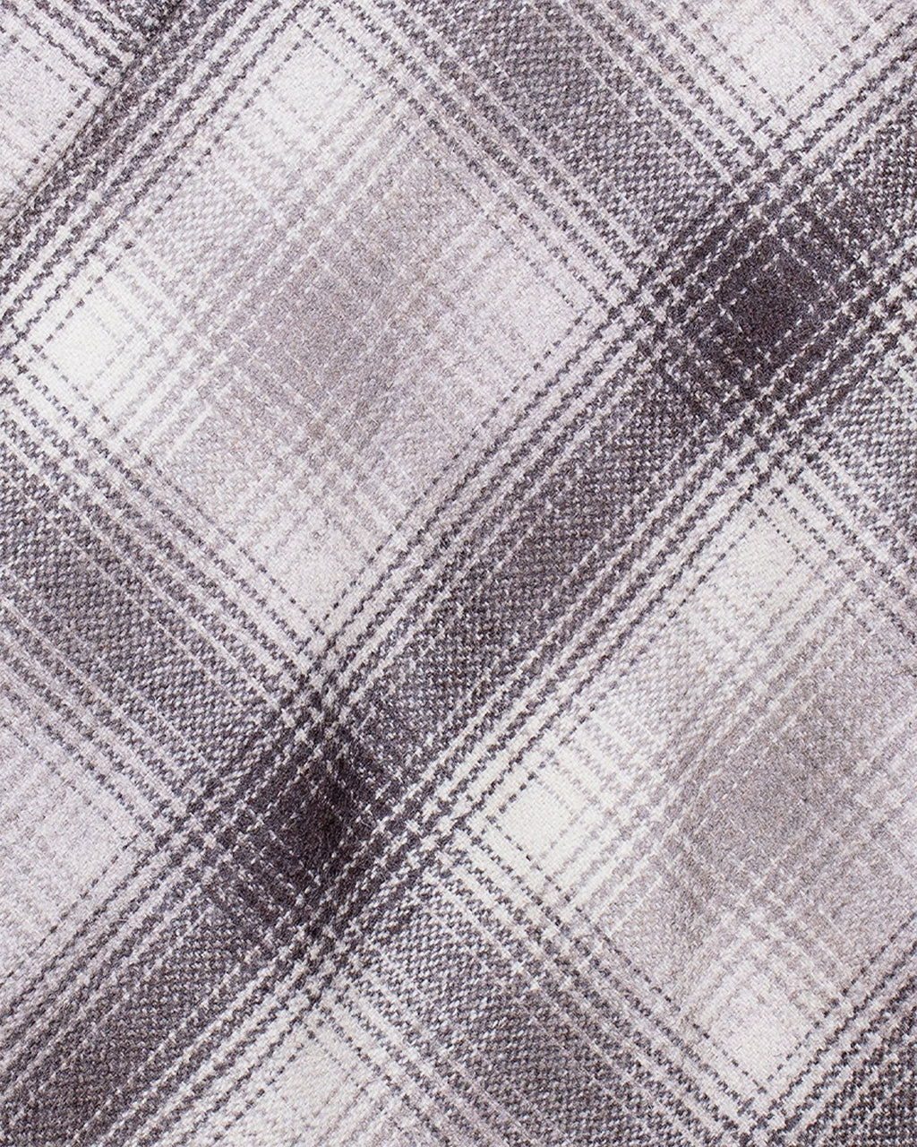 Eastwood Wool Poncho Beige Wool Check - CAMO