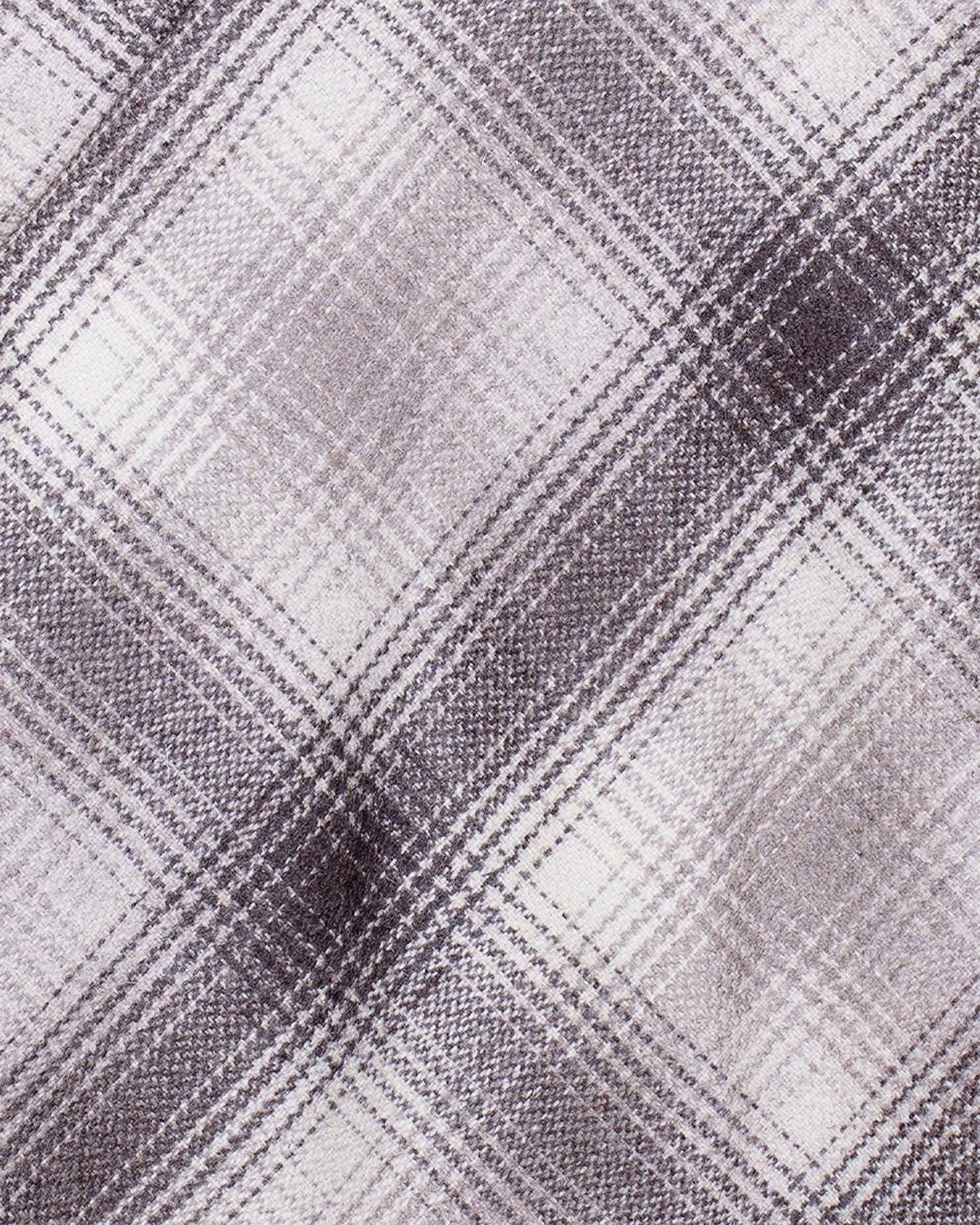 Eastwood Wool Poncho Beige Wool Check - CAMO
