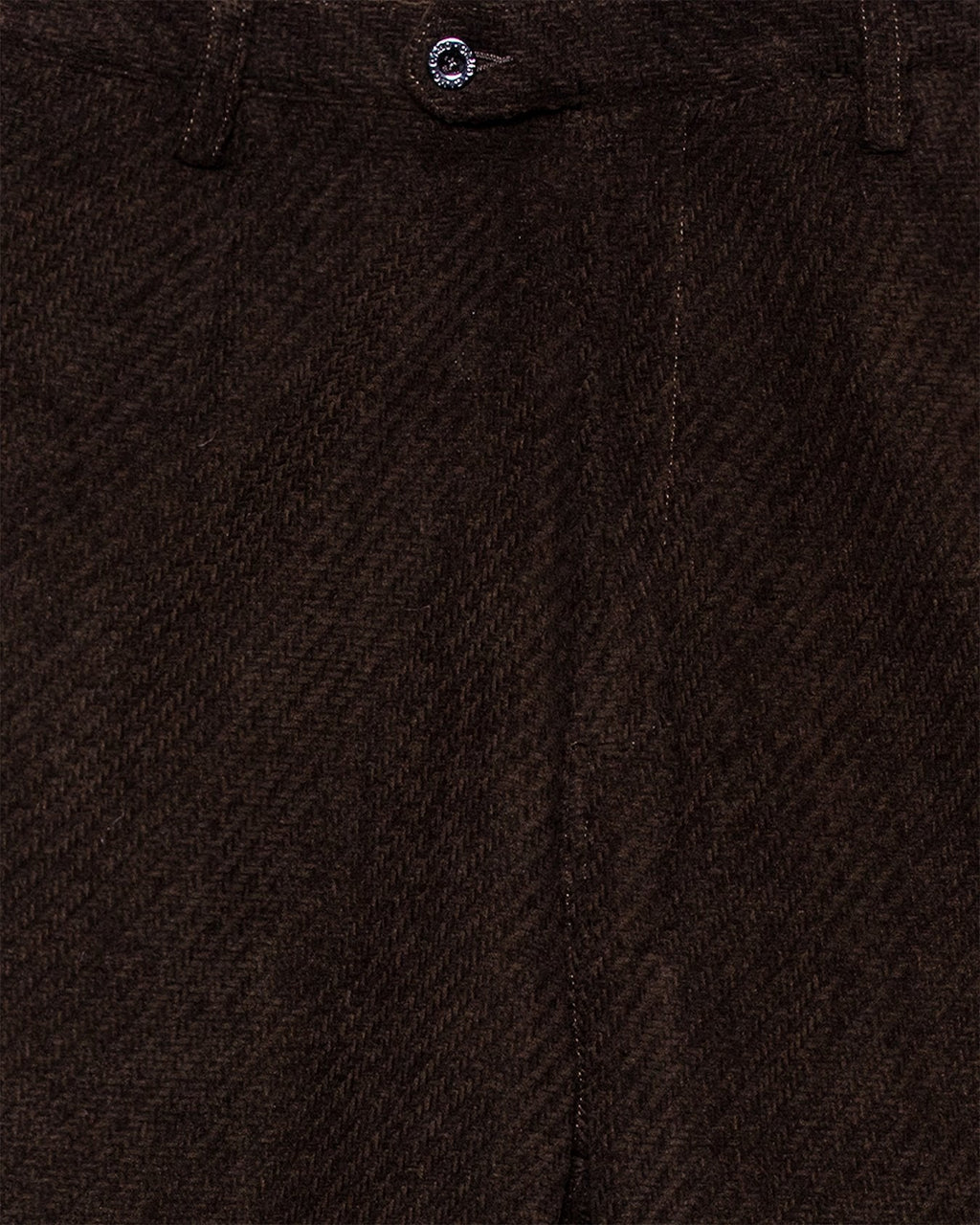 Seabiscuit Wide Trousers Trama Brown Wool/ Cotton - CAMO