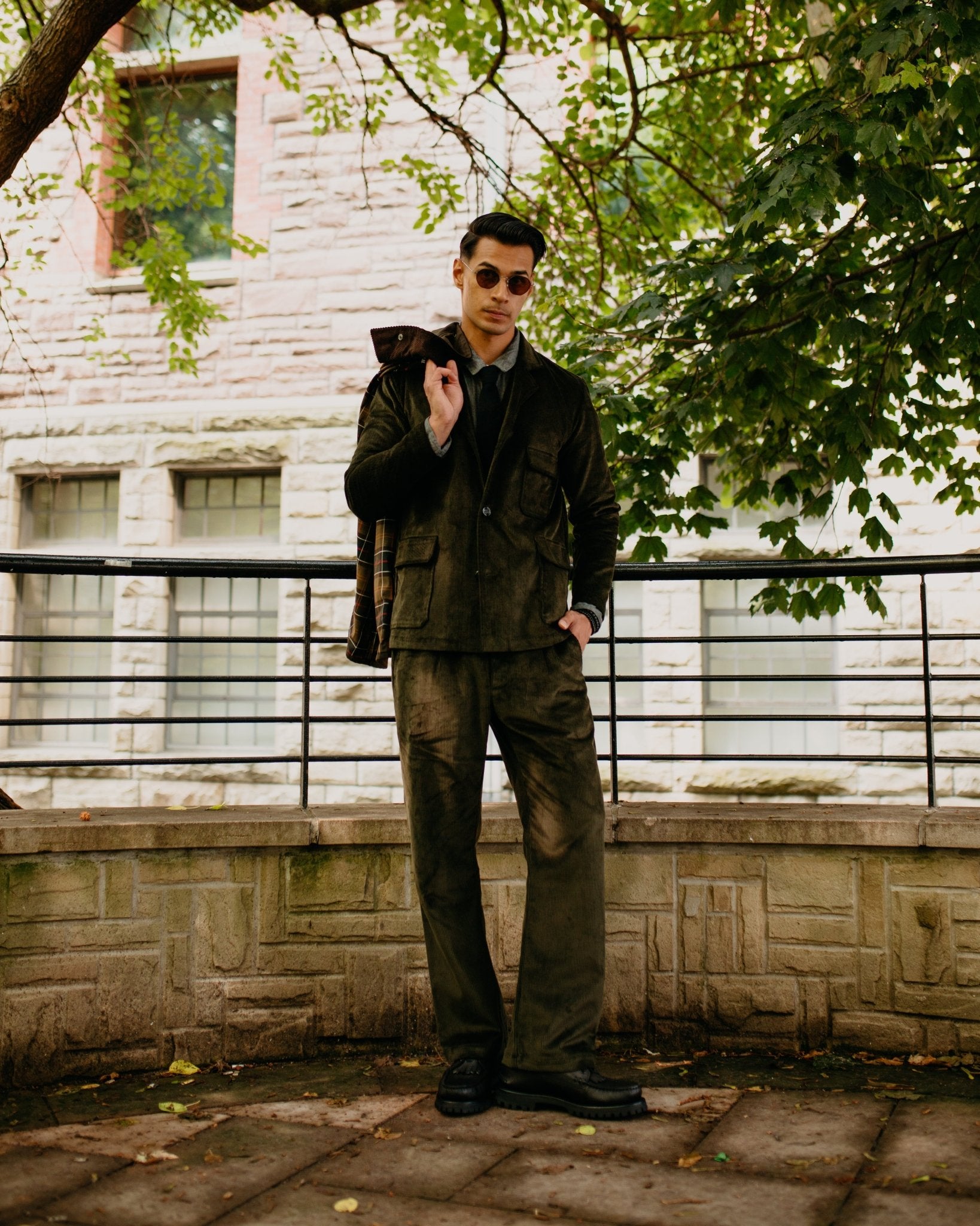 Spectacular Air Trousers Super Velvet TBM Green - CAMO
