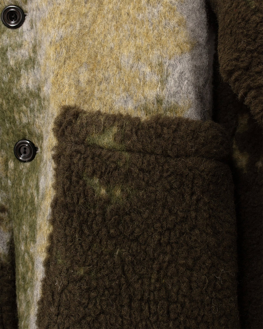 Tisserand Air Wide Jacket Coperta Pini Biella - CAMO