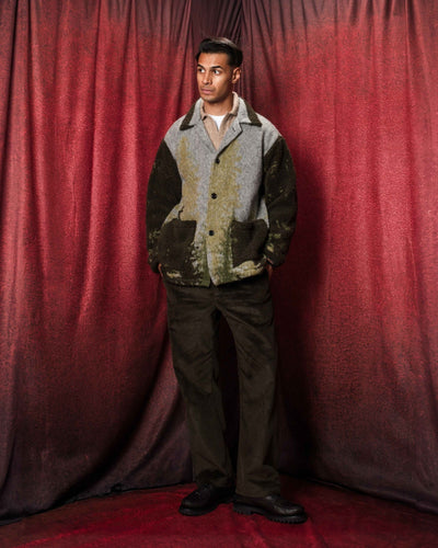 Tisserand Air Wide Jacket Coperta Pini Biella - CAMO