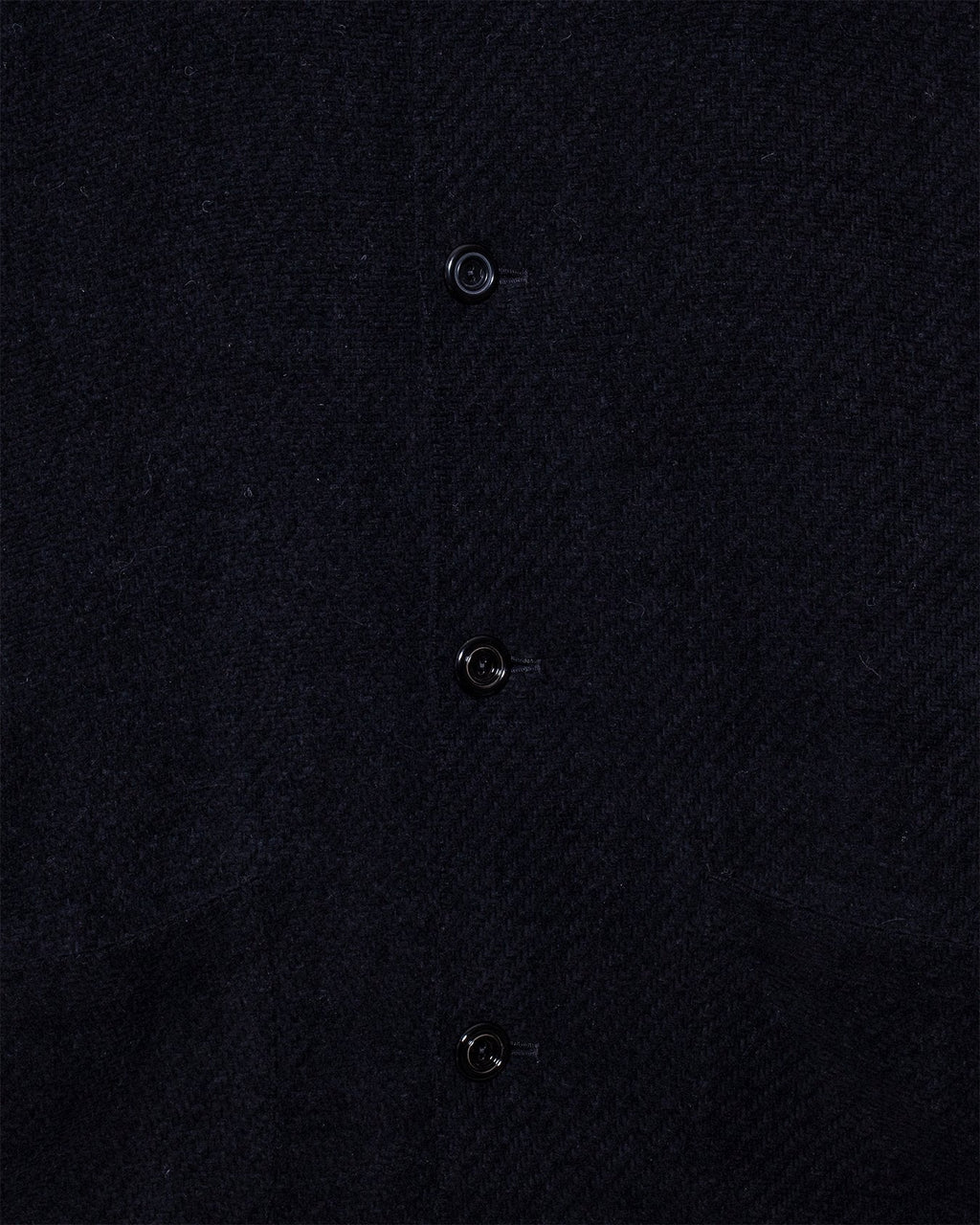 Tisserand Air Wide Jacket Trama Black Wool/ Cotton - CAMO
