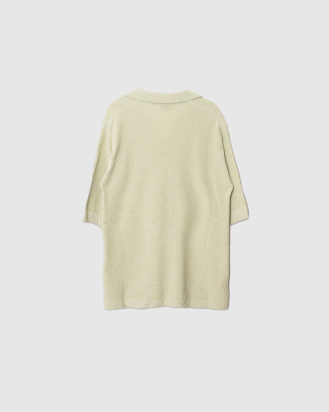 Voltaire Knit Boucle Polo Sage - CAMO