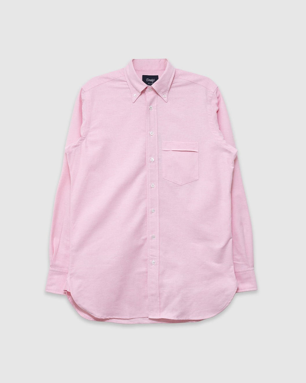 Button Down Oxford Shirt Pink - DRAKE'S