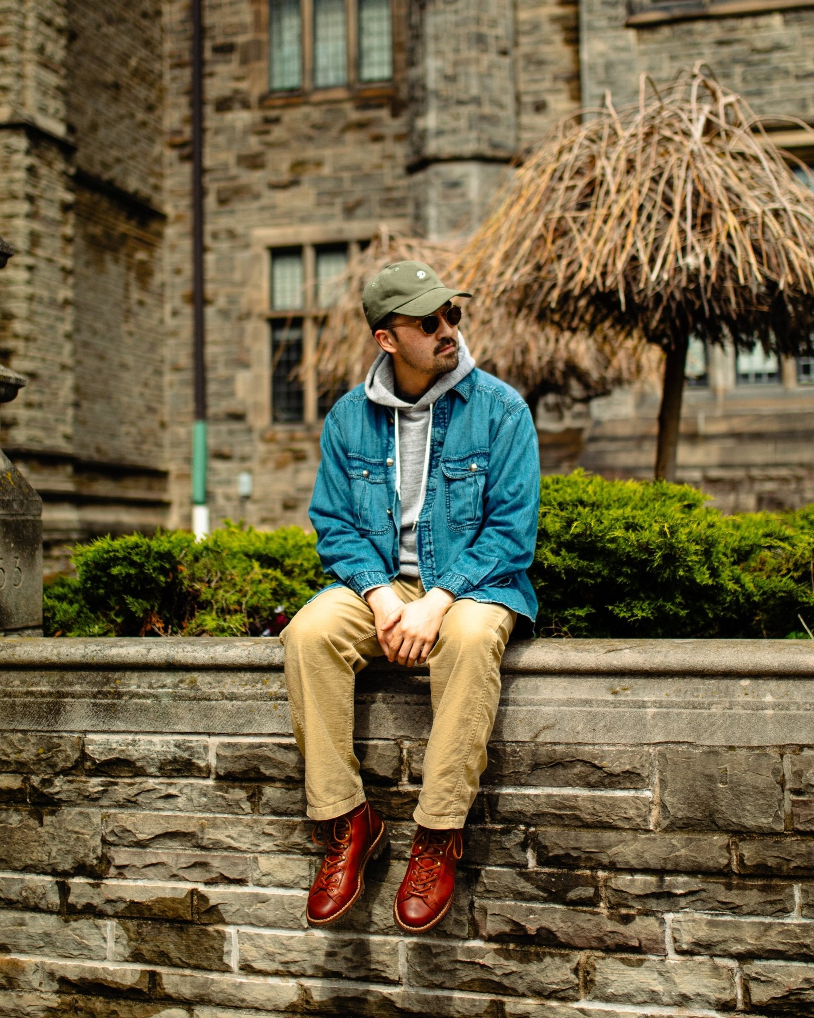 Chainstitch "D" Cap Green - DRAKE'S