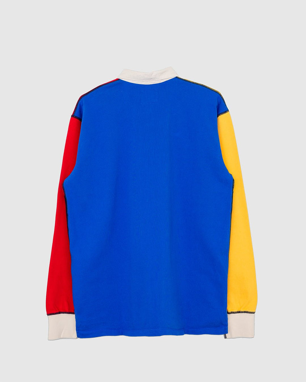 Colourful Panel Rugby Red Yellow Blue & Green - DRAKE'S