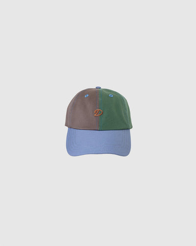 D' Chainstitch Twill Cap Sand/Green/Blue - DRAKE'S