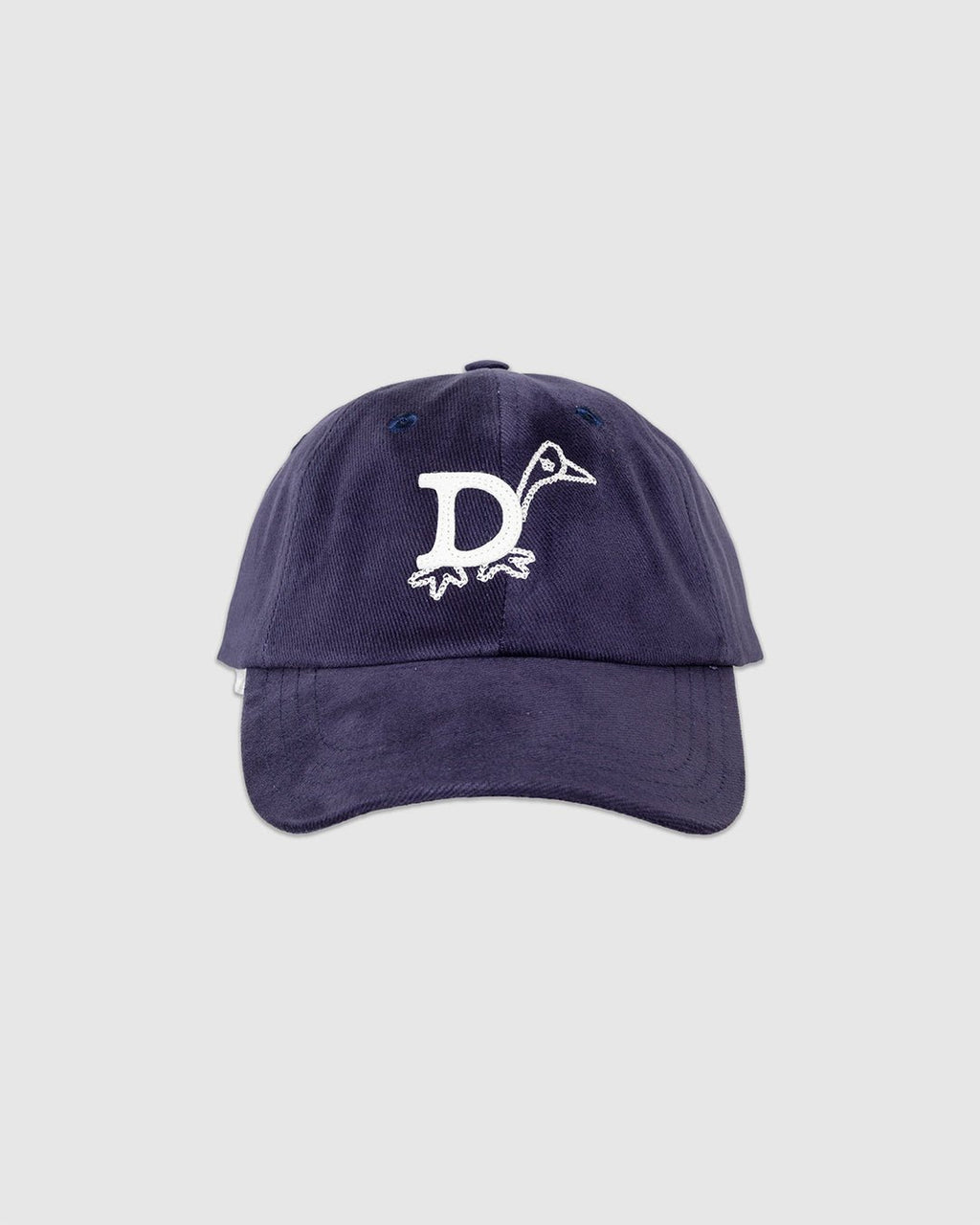 D Duck Twill Baseball Cap Navy - DRAKE'S