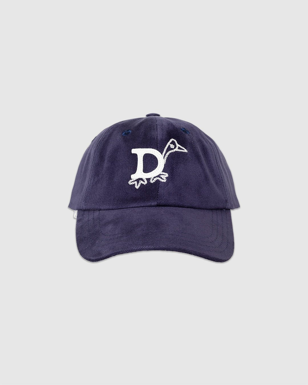 D Duck Twill Baseball Cap Navy - DRAKE'S