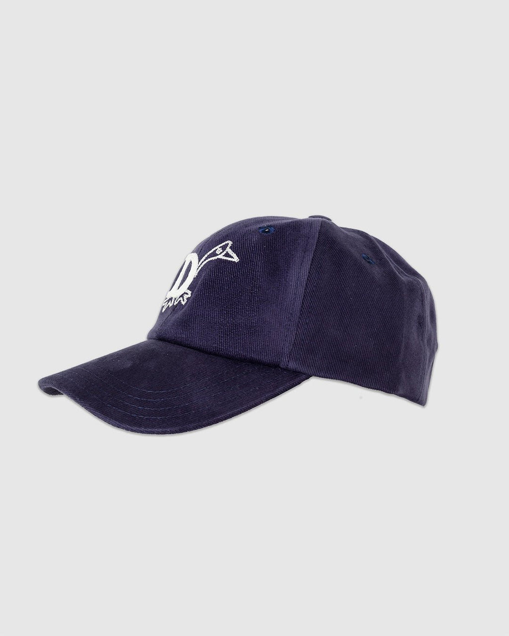 D Duck Twill Baseball Cap Navy - DRAKE'S