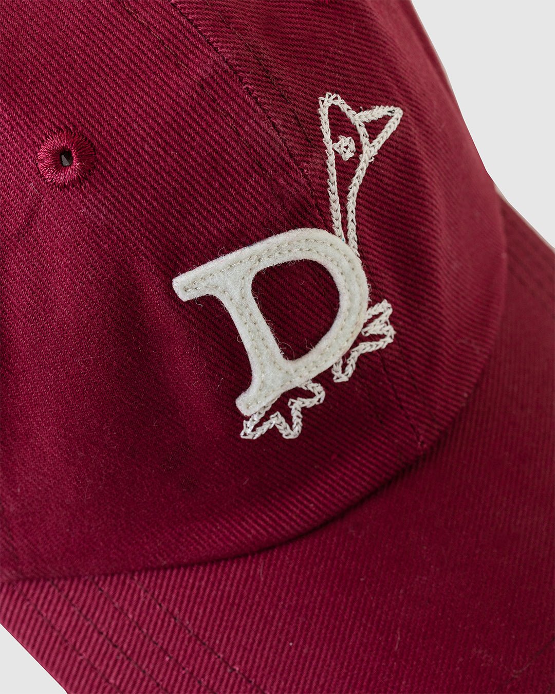 D Duck Twill Cap Burgundy - DRAKE'S