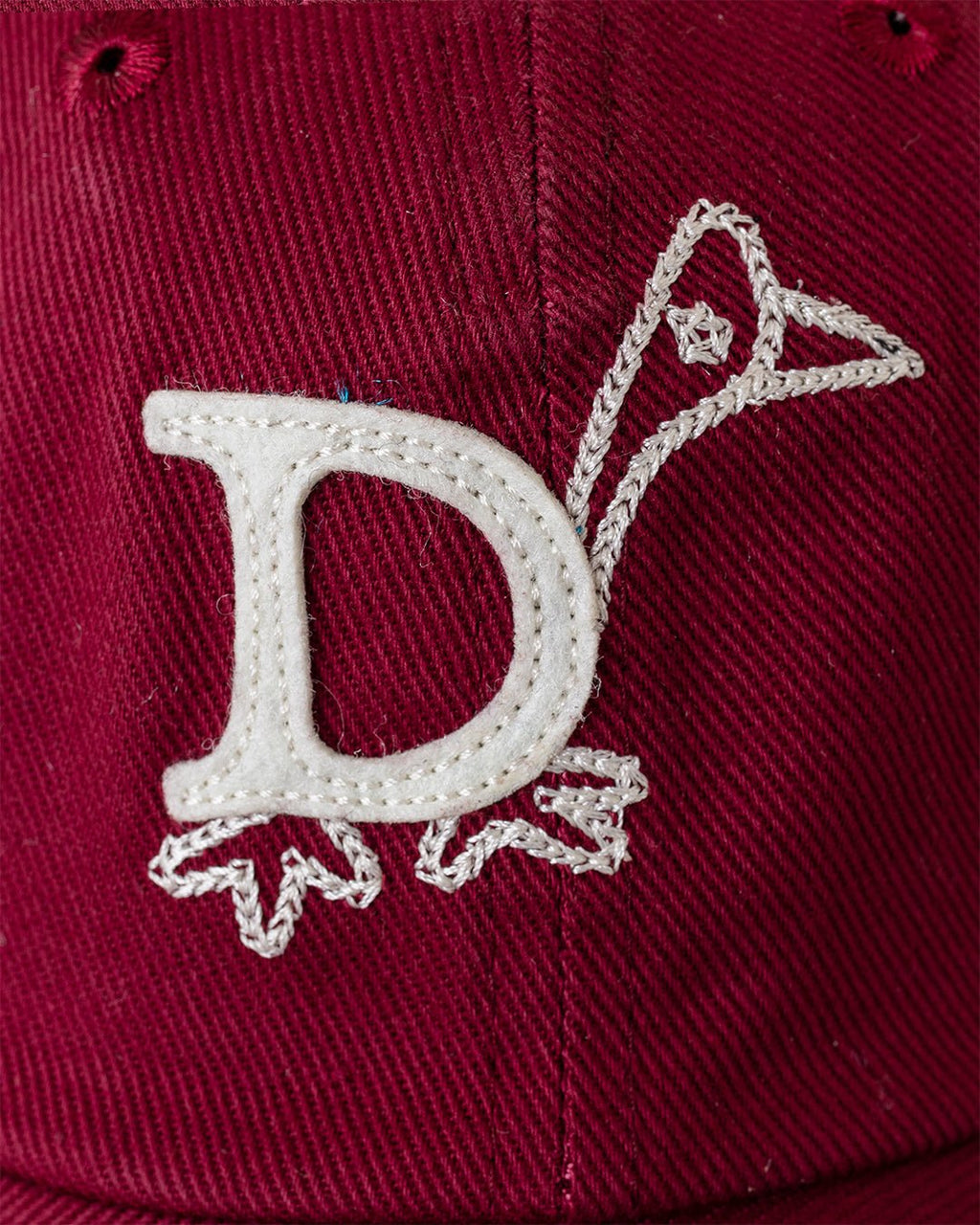 D Duck Twill Cap Burgundy - DRAKE'S