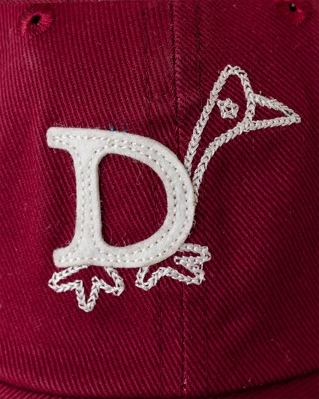 D Duck Twill Cap Burgundy - DRAKE'S