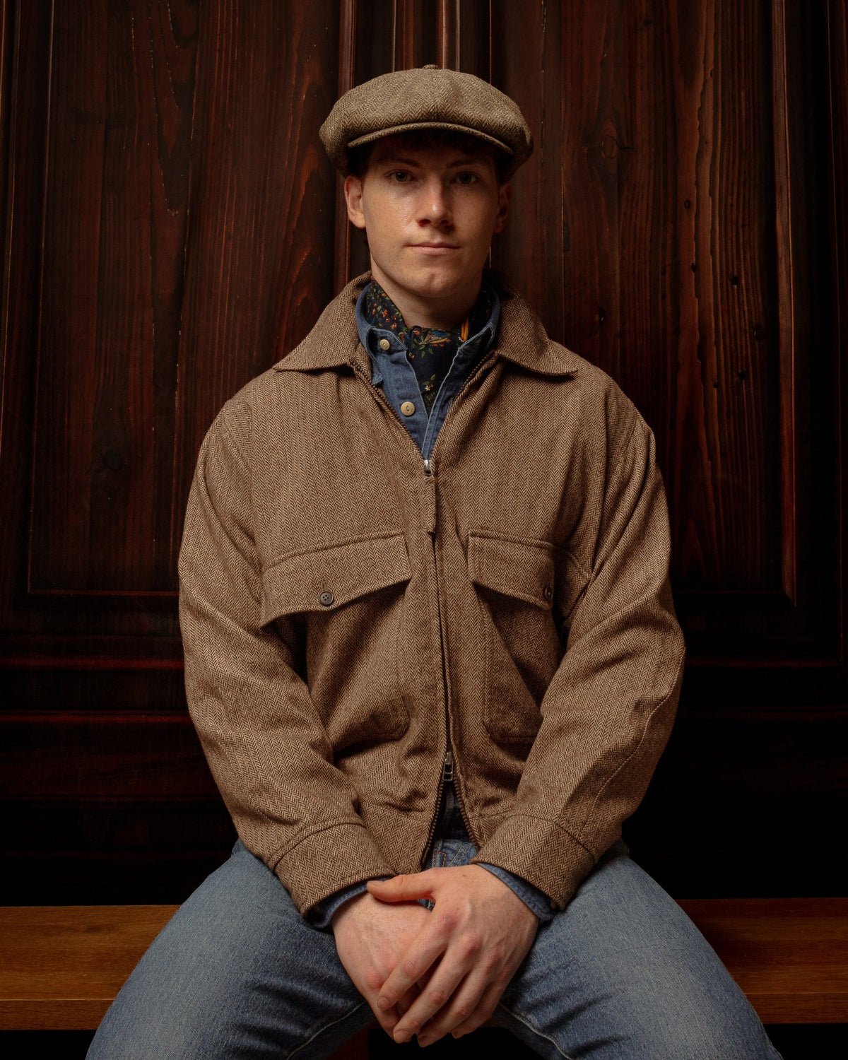 Denim Western Shirt Stone Wash - DRAKE'S
