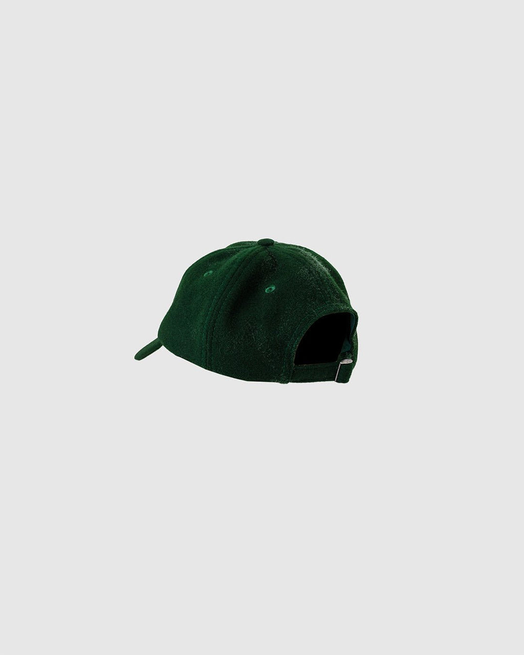 Tea Time Wool Baseball Cap Forest Green - DRAKE'S