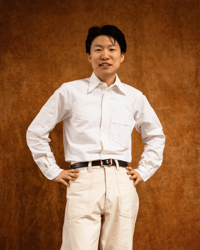 Ticking Stripe BD Oxford Shirt Cream - DRAKE'S