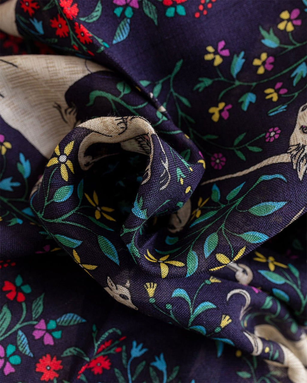 Unicorn Print Bandana Print Navy - DRAKE'S