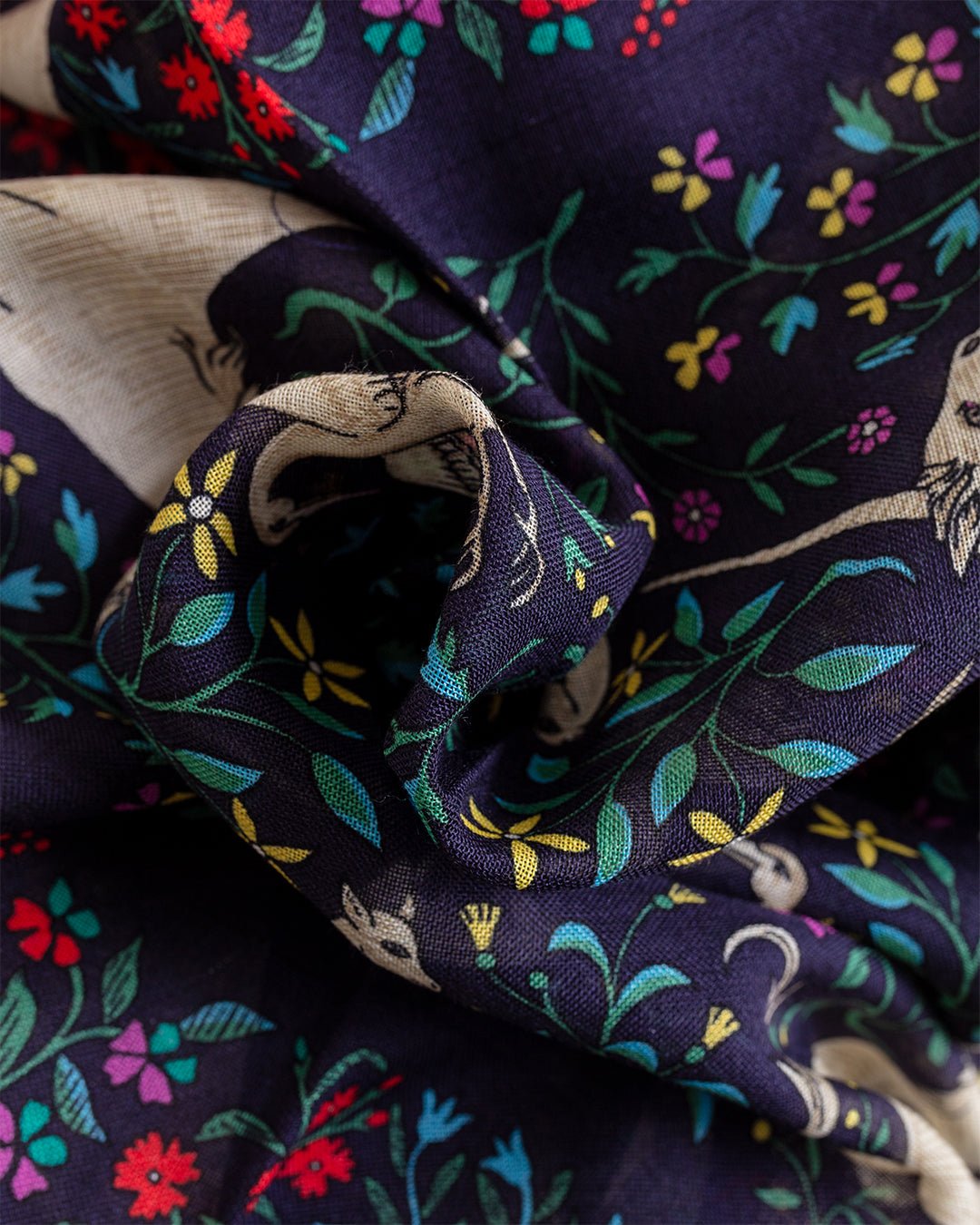 Unicorn Print Bandana Print Navy - DRAKE'S