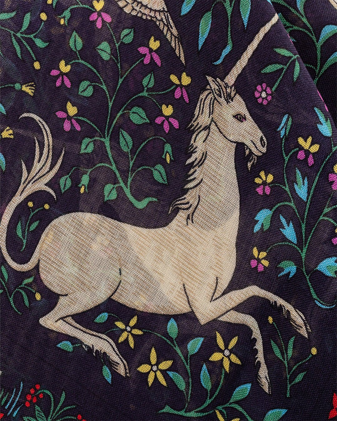 Unicorn Print Bandana Print Navy - DRAKE'S