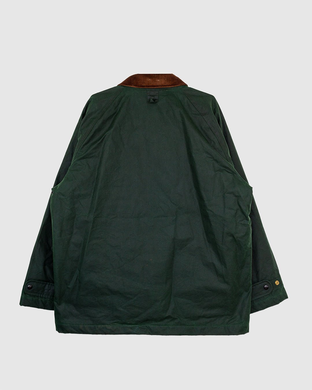 Waxed Coverall Emerald Green - DRAKE'S