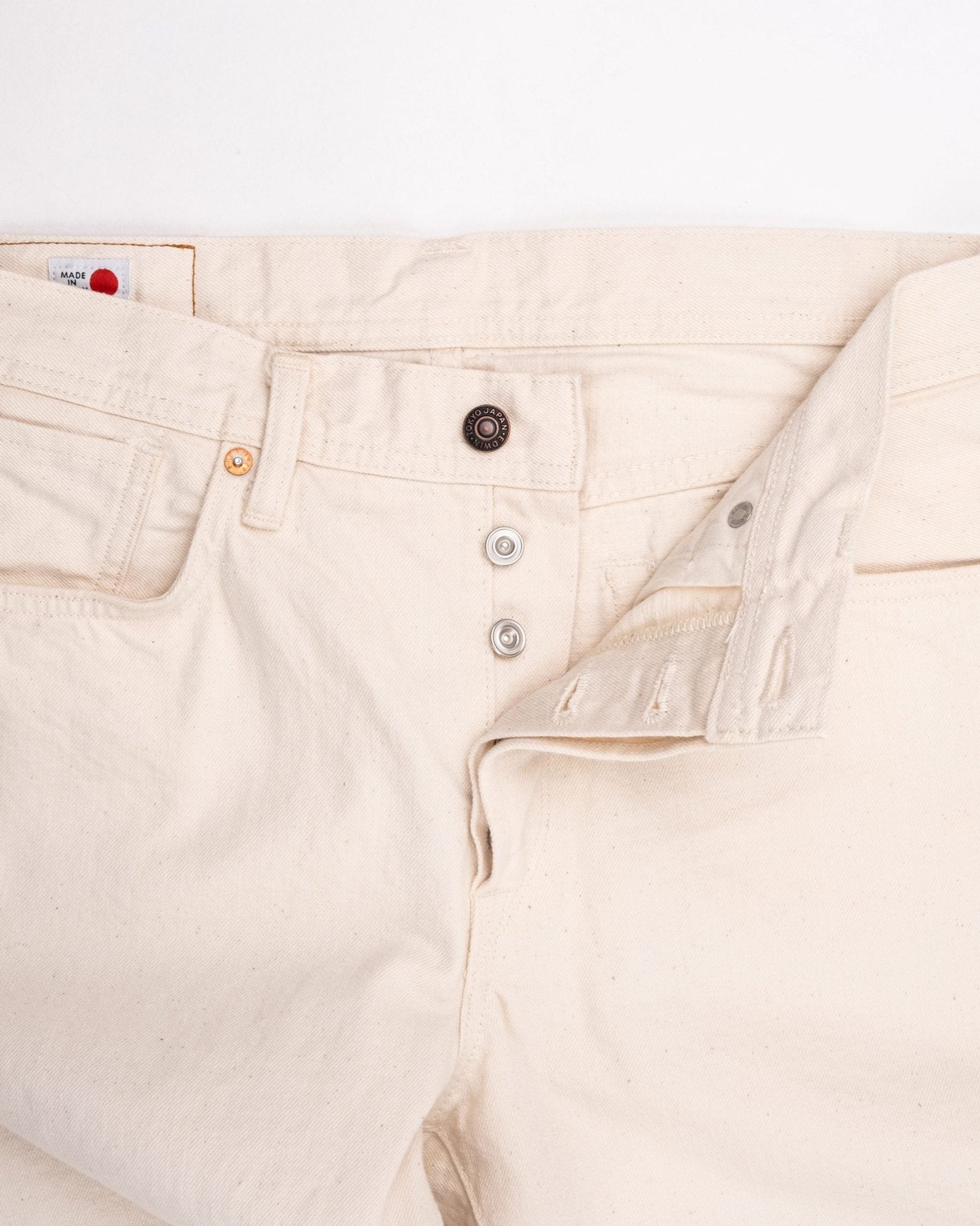 Akita Taper Fit Premium Selvedge Ecru - EDWIN MIJ