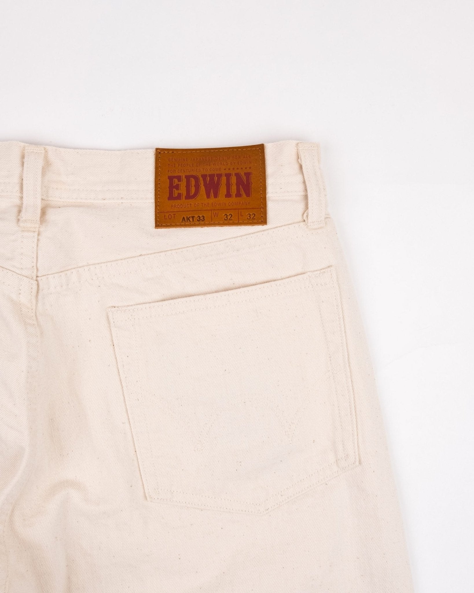 Akita Taper Fit Premium Selvedge Ecru - EDWIN MIJ