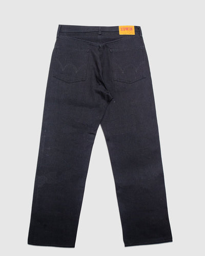 Akita Wide Straight Premium Selvedge Black Dry - EDWIN MIJ