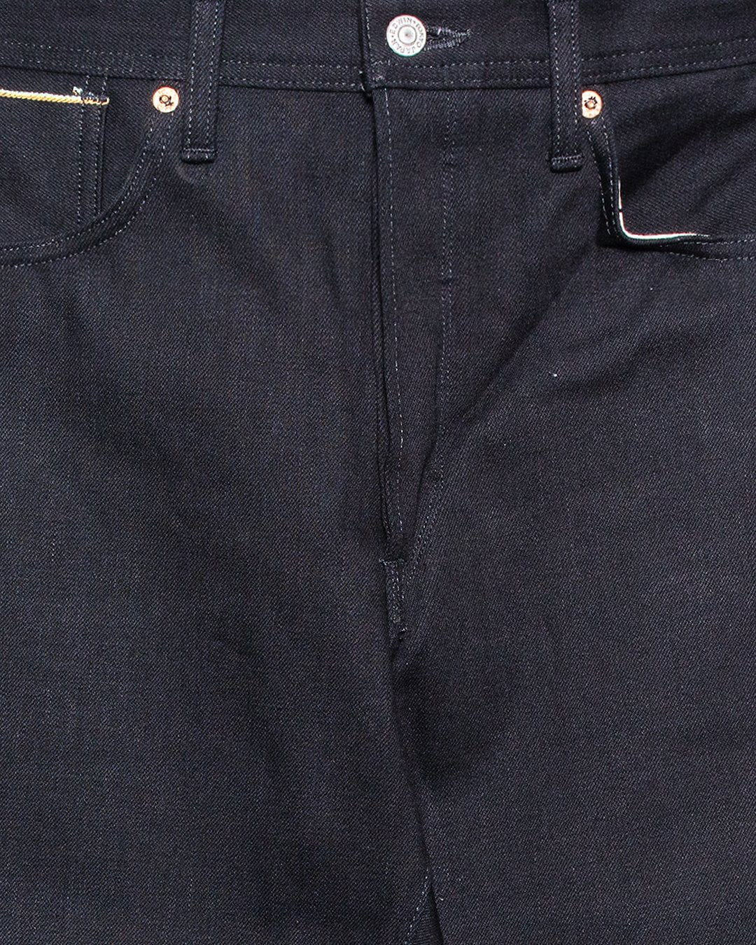 Akita Wide Straight Premium Selvedge Black Dry - EDWIN MIJ