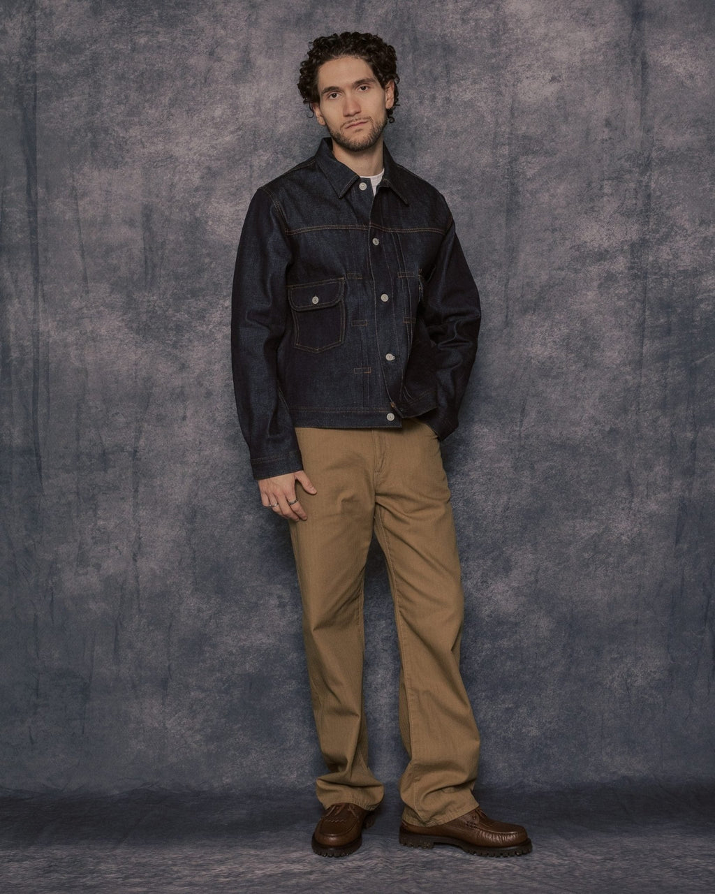 Aomori Wide Straight Khaki - EDWIN MIJ