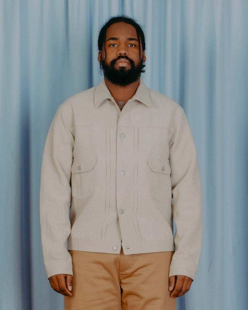 Denim Jacket - Ecru - EDWIN MIJ