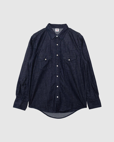 Western Shirt Blue Denim - EDWIN MIJ