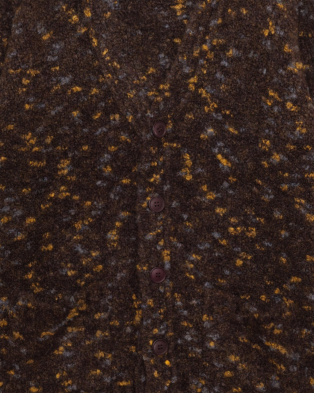 Buckley Cardigan Brown Multi Boucle - FAR AFIELD