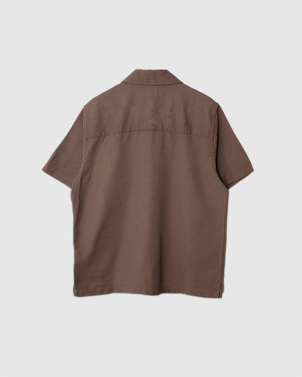 Busey Shirt - Textured Brown - FAR AFIELD