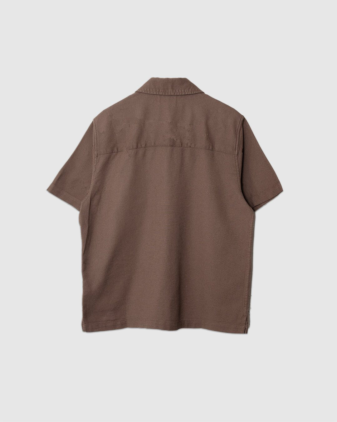 Busey Shirt - Textured Brown - FAR AFIELD