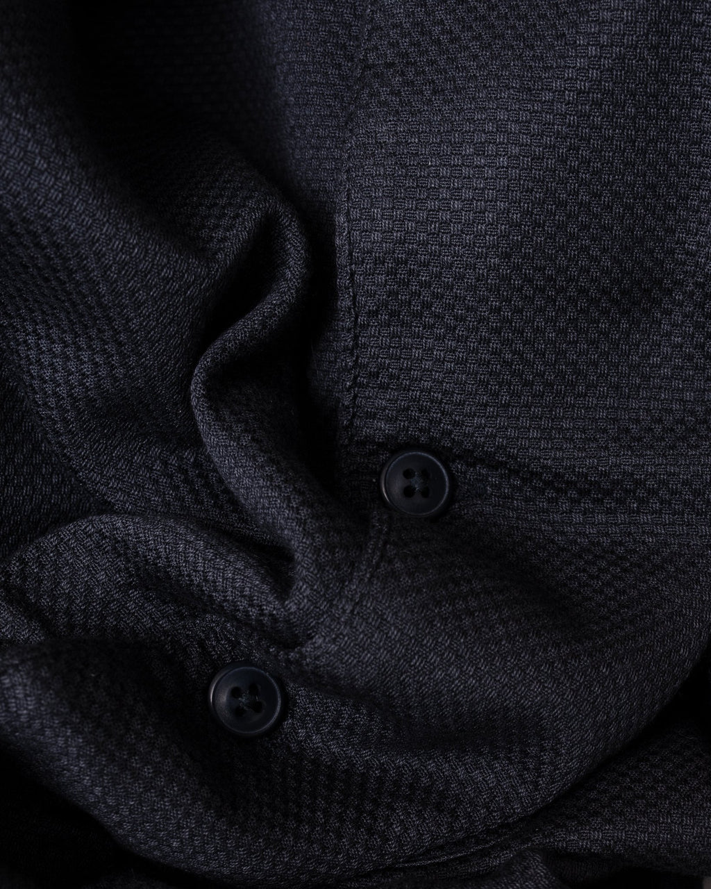 Busey Shirt - Textured Navy - FAR AFIELD